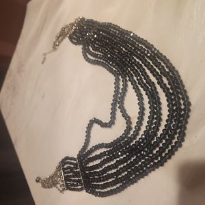Womens Vintage Crystal Necklace